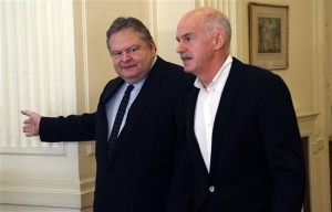 Βενιζέλος: «Αδιανόητο να ιδρύσει νέο κόμμα ο Γ. Παπανδρέου»