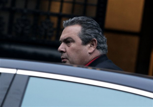 Στο Μαξίμου εκτάκτως ο Καμμένος - Συνάντηση με Τσίπρα