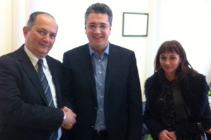 Συνάντηση Σ. Καζαντζίδη με Τζιτζικώστα για την επιχειρηματικότητα