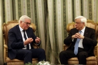 Για οικονομία και εθνικά θέματα συζήτησαν Παυλόπουλος - Σταϊνμάιερ