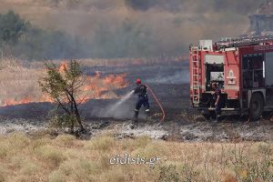 Νέα φωτιά βόρεια του Σκοπευτηρίου στην Ξηρόβρυση Κιλκίς – Άμεση και αποτελεσματική κινητοποίηση της Πυροσβεστικής