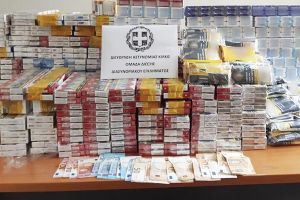 Κατασχέθηκαν από αστυνομικούς του Κιλκίς πάνω από 2.200 λαθραία πακέτα τσιγάρα στη Θεσσαλονίκη