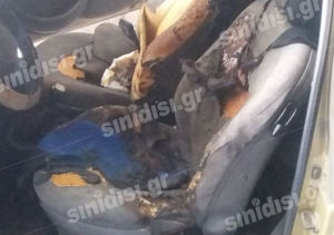 Αγρίνιο: 3 εστίες φωτιάς στο αυτοκίνητο της 44χρονης [Βίντεο]