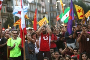 Ενα εκατομμύριο διαδήλωσε στην Βαρκελώνη υπέρ της Ανεξαρτησίας της Καταλωνίας