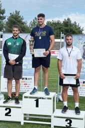 Πρωταθλητής Δισκοβολίας ο Δημήτρης Παυλίδης στο Πανελλήνιο Πρωτάθλημα Στίβου Κ20 στις Σέρρες