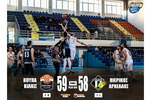 Νίκη για την ΚουΠα Κιλκίς απέναντι στον Πιερικό Αρχέλαο