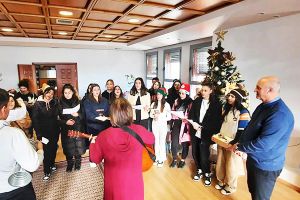 Κάλαντα στον Ανδρέα Βεργίδη από το 1ο ΕΠΑΛ Κιλκίς και από ωφελούμενους του Κέντρου Κοινωνικής Στήριξης Κιλκίς