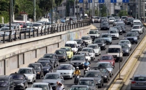 Κυκλοφοριακό χάος στους κεντρικούς δρόμους της Αθήνας