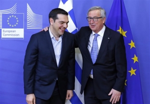 Γιούνκερ-Τσίπρας: Κοινή βούληση η ολοκλήρωση του προγράμματος έως το 2018