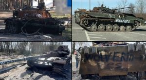 Πόλεμος στην Ουκρανία: Γιατί οι Ουκρανοί όταν καταστρέφουν ρωσικά τανκς γράφουν πάνω τους «Wolverines»;