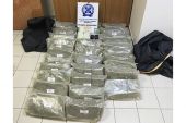 Αστυνομικοί της Παιονίας εντόπισαν σε φορτηγό αλλοδαπού 33 κιλά κάνναβης