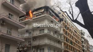 Τραγωδία στη Θεσσαλονίκη: Νεκρό ηλικιωμένο ζευγάρι από φωτιά σε διαμέρισμα