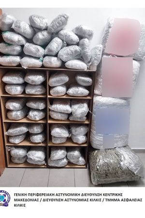 Απετράπη η εισαγωγή στη χώρα κάνναβης που ξεπερνά τα 85 κιλά από το Α.Τ. Κιλκίς