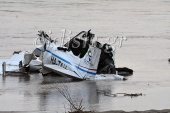Μικρό εκπαιδευτικό αεροσκάφος κατέπεσε στον Αξιό ποταμό