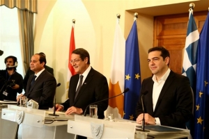 Κοινή διακήρυξη συνεργασίας Ελλάδας - Κύπρου - Αιγύπτου