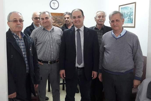 Επίσκεψη Δημήτρη Κυριακίδη στην Ένωση Αποστράτων Αξιωματικών Στρατού Ξηράς ν. Κιλκίς