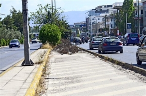 Μποτιλιάρισμα το πρωί της Τετάρτης στην Κηφισίας από πτώση δέντρου