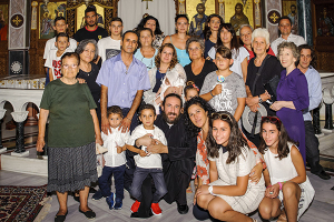 Αξιούπολη: Βαφτίστηκαν ορθόδοξοι Χριστιανοί τα μέλη μιας οικογένειας από τη Συρία