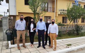 Επίσκεψη Θ. Καράογλου στη Δημοτική Ενότητα Εγνατίας του Δήμου Βόλβης