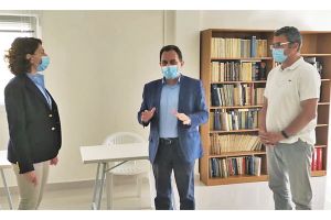 Επίσκεψη Γεωργαντά στα νέα γραφεία των Αρχείων του Κράτους στο Κιλκίς