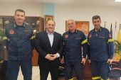 Εθιμοτυπική επίσκεψη νέου Διοικητή Πυροσβεστικών Υπηρεσιών Κιλκίς στον Δήμαρχο Κιλκίς