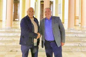 Με τον Χρ. Γκουντενούδη ο Σπύρος Θεοφανίδης στο δήμο Παιονίας