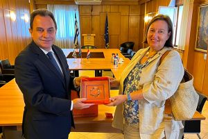 Συνάντηση Γεωργαντά με την πρεσβευτή της Ολλανδίας