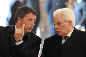 Με τον Πρόεδρο της Ιταλικής Δημοκρατίας συνομίλησε ο Ρέντσι