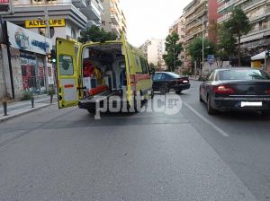 Θεσσαλονίκη: Κυκλοφοριακό κομφούζιο στη Βασιλίσσης Όλγας μετά από τροχαίο ατύχημα