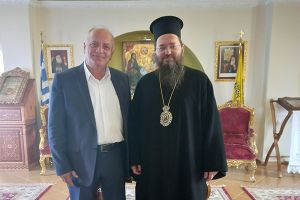 Επίσκεψη Παύλου Τονικίδη στον Σεβασμιότατο Μητροπολίτη Πολυανής και Κιλκισίου κ.κ. Βαρθολομαίο