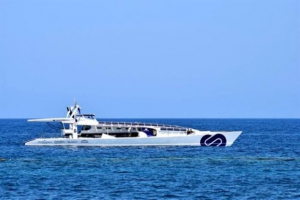 Στο λιμάνι των Χανιών το πρώτο καταμαράν υδρογόνου στον κόσμο