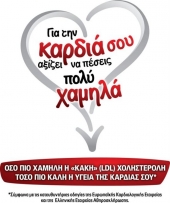 Οι μισοί Έλληνες έχουν αυξημένη «κακή» χοληστερόλη