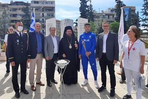 Ο Αντιπεριφερειάρχης στην εκδήλωση για την υποδοχή της Φλόγας της Αγάπης στο Κιλκίς