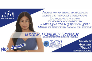 Αναστασία Ανανιάδου: Νέα Δύναμη, Νέα Δημοκρατία