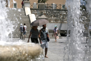 Στους 38 βαθμούς θα ανέβει ο υδράργυρος την Παρασκευή
