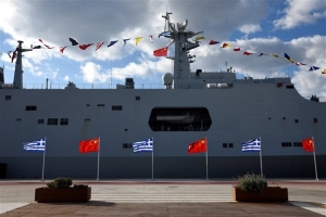 Στην τελετή υποδοχής του κινεζικού στόλου ο Αλ. Τσίπρας
