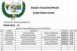 Αγώνες Α1 κατηγορίας ΕΠΣ Κιλκίς στις 14 /10/2023, οι παρατηρητές και οι διαιτητές που θα διευθύνουν