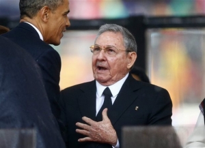 Ιστορική συνάντηση Ομπάμα - Ραούλ Κάστρο σε Σύνοδο Κορυφής των ΗΠΑ