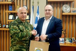 Αποχαιρετιστήρια επίσκεψη Διοικητή 71ης Α.Μ. ‘’Πόντος’’ στον Δήμαρχο Κιλκίς