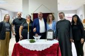 Ο Αντιδήμαρχος Θεμιστοκλής Κοσμίδης στον αγιασμό του Λαογραφικού Ομίλου ‘’Ορφέας’’ Πεδινού