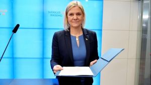 Σουηδία: Παραιτήθηκε η Μαγκνταλένα Άντερσον – 8 ώρες μετά την εκλογή της