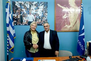 Ο Πρόεδρος της ΔΕΠΠ Νέας Δημοκρατίας Κιλκίς συναντήθηκε με την διευθύντρια των ΣΑΕΚ κ. Δέσποινα Μαυρίδου