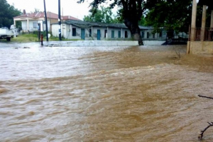 Λάρισα: Προβλήματα κακοκαιρίας στα παράλια του δήμου Αγιάς