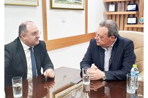 Επίσκεψη του Προέδρου του ΣΥΡΙΖΑ στον Δήμαρχο Κιλκίς, Στηρίζει τις προτάσεις του δήμου ο κ. Φάμελλος