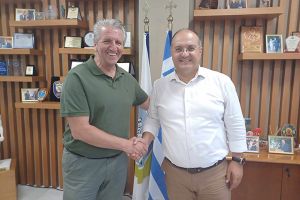 Επίσκεψη Προέδρου Κέντρου Κοινωνικής Στήριξης στον Δήμαρχο Κιλκίς