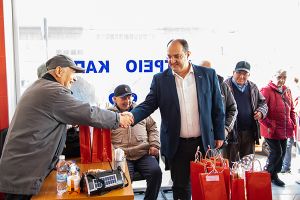 Ευχές για το Πάσχα με τα μέλη του ΚΑΠΗ αντάλλαξε ο Δήμαρχος Κιλκίς