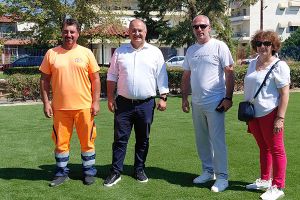 Νέος συνθετικός χλοοτάπητας στον Β’ Δημοτικό Βρεφονηπιακό Σταθμό Κιλκίς