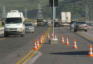 Εργα αποκατάστασης στην εθνική Θεσσαλονίκης- Εδεσσας-Φλώρινας