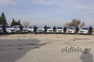 Δεκατρία καινούργια περιπολικά παραδόθηκαν στην Αστυνομική Διεύθυνση Κιλκίς