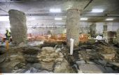 Μετρό Θεσσαλονίκης: Συνεχίζεται η προσωρινή απομάκρυνση των αρχαιοτήτων από τον σταθμό Βενιζέλου